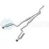 AFE 49-36059-L POWER TAKEDA 16-17 LEXUS IS200T L4-2.0L (T) 2.5IN-3IN 304 SS CB EXHAUST W/ BLUE TIP