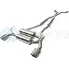 AFE 49-36103-P TAKEDA 2-1/2IN 304SS CAT-BACK EXHAUST INFINITI G37 08-13/Q60 14-15 V6-3.7 W/ POLISHED TIPS