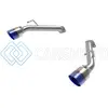 AFE 49-36137-L 2023 NISSAN Z V6-3.0L (TT) TAKEDA STAINLESS STEEL AXLE-BACK EXHAUST SYSTEM W/ BLUE FLAME TIP