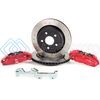 ALCON BKR5059D12 2007+ JEEP JK-JL 330X22MM ROTORS 4-PISTON CALIPERS REAR BRAKE KIT (INCLUDES BRAKE LINES) - RED