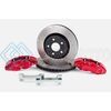 ALCON BKR5059D16 2007+ JEEP JK W/ 5X5.5IN HUB 355X22MM ROTOR 4-PISTON CALIPERS REAR BRAKE UPGRADE KIT - RED