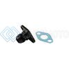 TURBOSMART TS-199-3006 38.1MM 10AN OIL DRAIN - BLACK