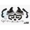 DO88 BIG-140SV-76 07-09 PORSCHE 911 TURBO/GT2 (997.1) BIGPACK INTERCOOLER KIT W/BLACK PIPE + INLETS