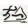 DO88 DO88-KIT105S 81-90 AUDI QUATTRO/UR-QUATTRO 2.2T 10V RADIATOR HOSES - BLACK
