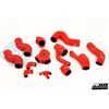 DO88 DO88-KIT109R 99-02 AUDI S4/A6 2.7L BITURBO (AGB/AJK/AZA) PRESSURE HOSES - RED
