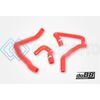 DO88 DO88-KIT189R AUDI/SEAT/VOLKSWAGEN 2.0T (MQB) REMOTE RADIATOR COOLANT HOSES (RIGHT) - RED