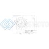 TURBO XS G764H 4 HOLE 3IN GASKET 105MM CENTER-TO-CENTER (FITS WS-MP-V2 / WS02-RMA / WS02-RMA-TI)