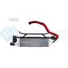 TURBO XS W15-FMIC-RED FMIC FOR 15-16 SUBARU WRX - WRINKLE RED PIPES