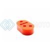 TURBO XS WS-PB-01-RED UNIVERSAL 12MM TWO POSITION POLYURETHANE EXHAUST HANGER - RED