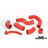 DO88 DO88-KIT79R AUDI S3/TT/SEAT LEON CUPRA R 1.8T INTERCOOLER HOSES - RED