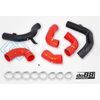 DO88 TR-340-OE-3-R AUDI/SEAT/SKODA/VOLKSWAGEN 1.8T/2.0T (MQB) OEM INTERCOOLER PRESSURE PIPES W/RED HOSES