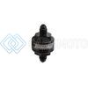TURBOSMART TS-0804-1001 BILLET TURBO OIL FEED FILTER W/ 44 MICRON PLEATED DISC AN-3 MALE INLET - BLACK