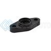 TURBOSMART TS-0804-1011 BILLET TURBO DRAIN ADAPTER W/ SILICON O-RING 52MM MOUNTING HOLES - T3/T4 STYLE FIT