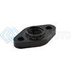 TURBOSMART TS-0804-1012 BILLET TURBO DRAIN ADAPTER W/ SILICON O-RING 52.4MM MOUNTING HOLE CTR UNIVERSAL FIT