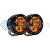 RIGID 36123 ФАРЫ 360 SERIES 4″ ДАЛЬНИЙ СВЕТ С ЯНТАРНОЙ ЛИНЗОЙ PRO (ПАРА)