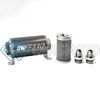 DEATSCHWERKS 8-03-110-100K-8 8AN, 100 MICRON, 110MM IN-LINE FUEL FILTER KIT