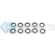 DEATSCHWERKS 6-02-0333 6AN RUBBER AND METAL CRUSH WASHER (PACK OF 10)