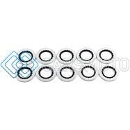 DEATSCHWERKS 6-02-0334 8AN RUBBER AND METAL CRUSH WASHER (PACK OF 10)