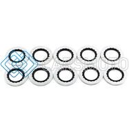DEATSCHWERKS 6-02-0335 10AN RUBBER AND METAL CRUSH WASHER (PACK OF 10)