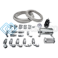 DEATSCHWERKS 6-625 X2 PUMP HANGER PTFE PLUMBING KIT FOR 92-00 HONDA CIVIC, AND 94-01 ACURA INTEGRA