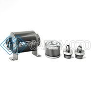 DEATSCHWERKS 8-03-070-100K-6 -6AN, 100 MICRON, 70MM IN-LINE FUEL FILTER KIT