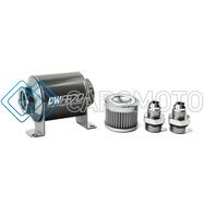 DEATSCHWERKS 8-03-070-100K-8 -8AN, 100 MICRON, 70MM IN-LINE FUEL FILTER KIT
