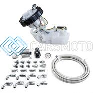 DEATSCHWERKS 9-401-608-7040 DW400 PUMP MODULE + RETURN KIT SS PTFE FOR 2001-05 HONDA CIVIC 2002-06 ACURA RSX