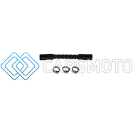 DEATSCHWERKS 9-CT-4-38 CONVOLUTED TUBING, 100MM LENGTH X 10MM