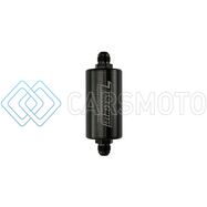 TURBOSMART TS-0402-1134 10UM 8AN INLINE FUEL FILTER - BLACK