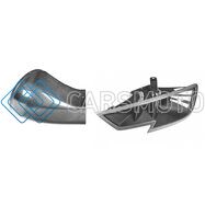 EVENTURI EVE-ST38V8S-CF-HDP ВОЗДУХОЗАБОРНИКИ В ФАРУ CARBON ДЛЯ AUDI RS3 ПОД ВПУСКНУЮ СИСТЕМУ STAGE 3