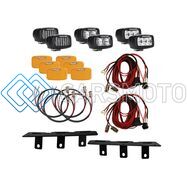 RIGID 46731 2021+ BRONCO MOD BUMPER TRIPLE SR-M FOG LIGHT KIT