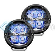 RIGID 36115 ФАРЫ 360 SERIES 4″ ДАЛЬНИЙ СВЕТ С СИНЕЙ ПОДСВЕТКОЙ (ПАРА) DISCONTINUED