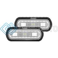 RIGID 53120 SR-L SERIES OFF-ROAD SPREADER POD 3 WIRE SURFACE MOUNT WITH WHITE HALO PAIR RIGID INDUSTRIES