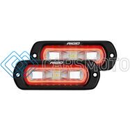 RIGID 53222 SR-L SERIES OFF-ROAD SPREADER POD 3 WIRE FLUSH MOUNT WITH RED HALO PAIR RIGID INDUSTRIES