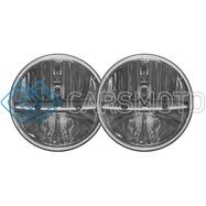 RIGID 55000 7IN ROUND HEADLIGHTS W/ PWM ADAPTORS - SET OF 2