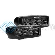 RIGID 905513BLK SR-Q SERIES PRO SPOT DIFFUSED MIDNIGHT SURFACE MOUNT  PAIR