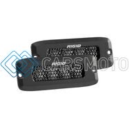 RIGID 925513BLK ФАРЫ СЕРИЯ SR-Q PRO MIDNIGHT ТОЧЕЧНО-РАССЕЯННЫЙ СВЕТ (SPOT), ВРЕЗНОЕ КРЕПЛЕНИЕ (ПАРА)