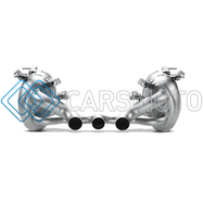 AKRAPOVIC MTP-FE458H ВЫХЛОПНАЯ СИСТЕМА SLIP-ON LINE (TITANIUM) С НАСАДКАМИ CARBON ДЛЯ FERRARI 458 ITALIA / 458 SPYDER
