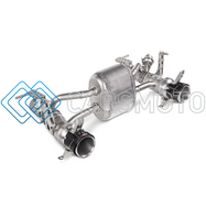 AKRAPOVIC MTP-FE488H ВЫХЛОПНАЯ СИСТЕМА SLIP-ON LINE (TITANIUM) С НАСАДКАМИ CARBON ДЛЯ FERRARI 488 GTB / 488 SPYDER