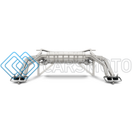 AKRAPOVIC S-AUR8SO3-T ВЫХЛОПНАЯ СИСТЕМА SLIP-ON LINE (TITANIUM) С НАСАДКАМИ CARBON / TITANIUM ДЛЯ AUDI R8 5.2 FSI