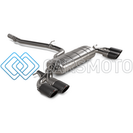 AKRAPOVIC S-AU/TI/17H ВЫХЛОПНАЯ СИСТЕМА EVOLUTION LINE CAT-BACK (TITANIUM) С НАСАДКАМИ CARBON ДЛЯ AUDI S3 SPORTBACK (8Y)