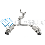 AKRAPOVIC S-AU/TI/3H ВЫХЛОПНАЯ СИСТЕМА EVOLUTION LINE (TITANIUM) С НАСАДКАМИ CARBON ДЛЯ AUDI RS6 (C7)