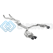 AKRAPOVIC S-AU/TI/6H ВЫХЛОПНАЯ СИСТЕМА EVOLUTION LINE (TITANIUM) С НАСАДКАМИ CARBON ДЛЯ AUDI S6 (C7)