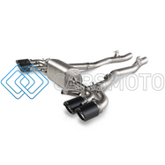 AKRAPOVIC S-BM/T/22H ВЫХЛОПНАЯ СИСТЕМА SLIP-ON (TITANIUM) С OPF С НАСАДКАМИ CARBON ДЛЯ BMW M8 / M8 COMPETITION (F91 / F92)