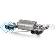 AKRAPOVIC S-BM/T/3H ВЫХЛОПНАЯ СИСТЕМА SLIP-ON (TITANIUM) С НАСАДКАМИ CARBON ДЛЯ BMW M2 COMPETITION / M2 CS (F87)