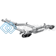AKRAPOVIC S-MESLSAMG/1 ВЫХЛОПНАЯ СИСТЕМА EVOLUTION LINE (TITANIUM) С НАСАДКАМИ CARBON ДЛЯ MERCEDES SLS AMG