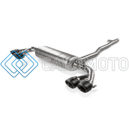 AKRAPOVIC S-ME/TI/10H ВЫХЛОПНАЯ СИСТЕМА SLIP-ON (TITANIUM) С НАСАДКАМИ TITANIUM ДЛЯ MERCEDES CLA35 AMG (C118 / X118)