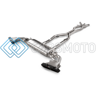 AKRAPOVIC S-ME/TI/15H/1 ВЫХЛОПНАЯ СИСТЕМА EVOLUTION LINE CAT-BACK (TITANIUM) С НАСАДКАМИ CARBON ДЛЯ MERCEDES-AMG GLS 63 (X167)