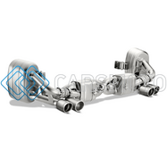AKRAPOVIC S-PO991SO-HT/1 ВЫХЛОПНАЯ СИСТЕМА SLIP-ON LINE (TITANIUM) С НАСАДКАМИ TITANIUM ДЛЯ PORSCHE 911 CARRERA S/4/4S/GTS (991)