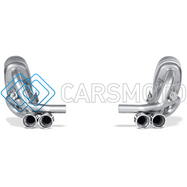 AKRAPOVIC S-PO997CA-TH ВЫХЛОПНАЯ СИСТЕМА SLIP-ON (TITANIUM) ДЛЯ PORSCHE 911 CARRERA CABRIOLET / S / 4 / 4S / GTS (997 DFI) (БЕЗ НАСАДОК)